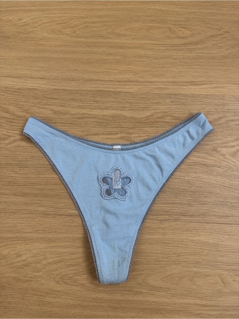 PINK Victoria’s Secret Cotton Daisy Thong Panty L